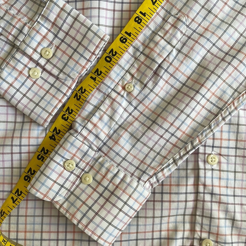 Peter Millar Men’s Shirt Long Sleeve Button Down Multicolor Plaid - Picture 9 of 14